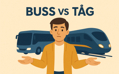 Buss eller tåg – vad är billigast och smidigast i Sverige?