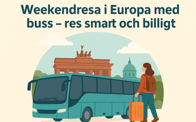 Weekendresa i Europa med buss – res smart och billigt