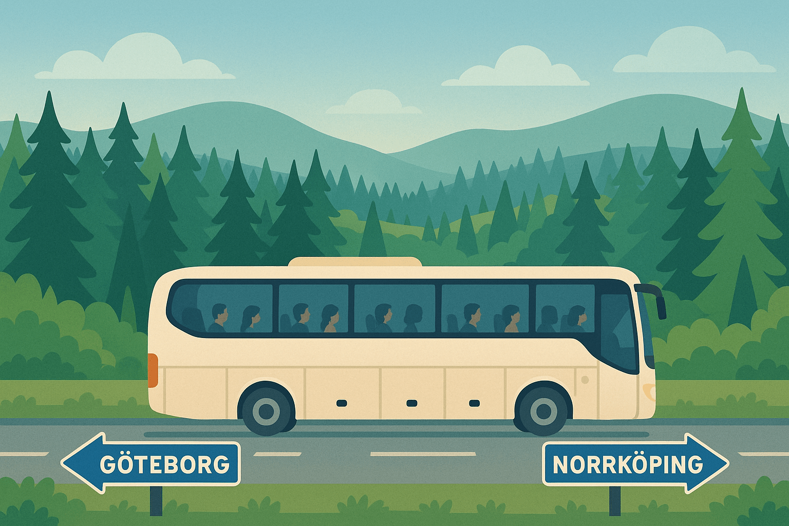 buss Göteborg Norrköping