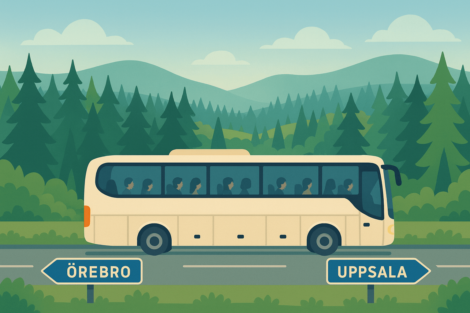 buss Örebro Uppsala