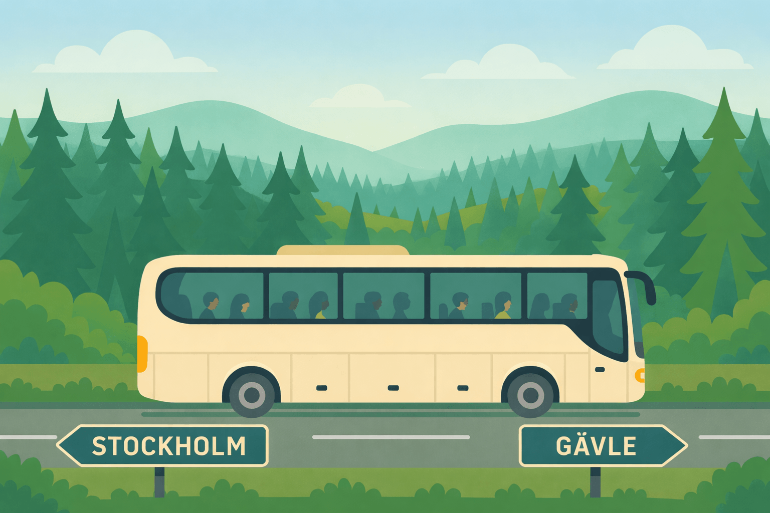stockhom gävle buss