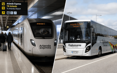 Tåg eller buss till Arlanda – vad är smidigast?