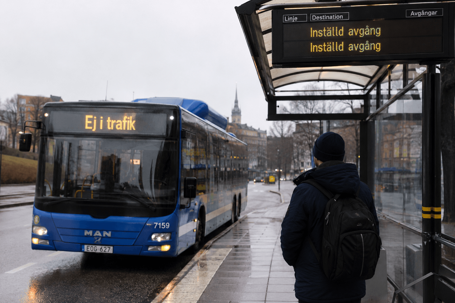inställd buss