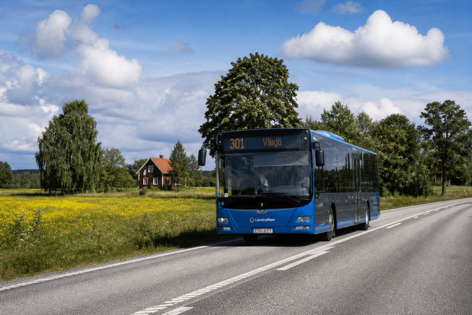 restid buss sverige
